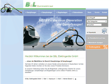Tablet Screenshot of dampfreiniger.com